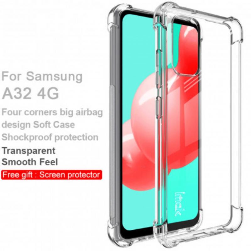 Cover Samsung Galaxy A32 Gennemsigtig Silkeblød Imak