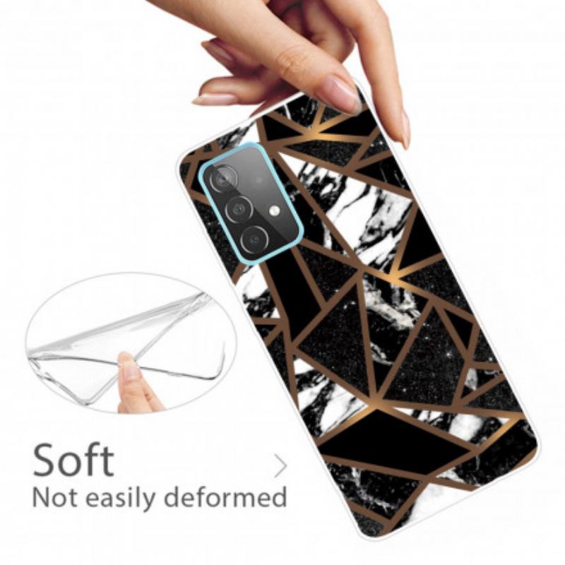 Cover Samsung Galaxy A32 Geometrisk Marmor