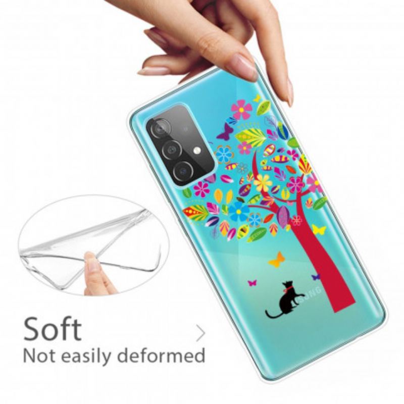 Cover Samsung Galaxy A32 Kat Under Træet