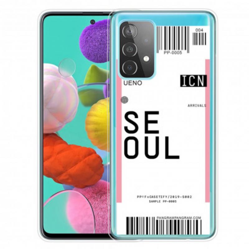 Cover Samsung Galaxy A32 Seoul Boardingkort