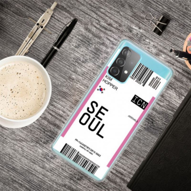 Cover Samsung Galaxy A32 Seoul Boardingkort