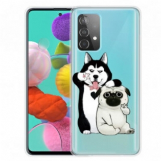 Cover Samsung Galaxy A32 Sjove Hunde