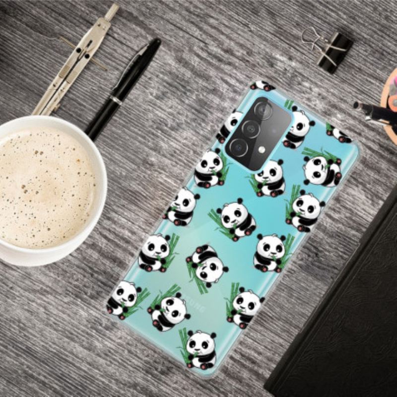 Cover Samsung Galaxy A32 Små Pandaer