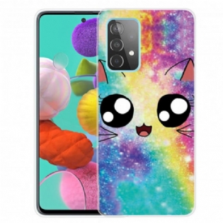 Cover Samsung Galaxy A32 Tegneserie Kat