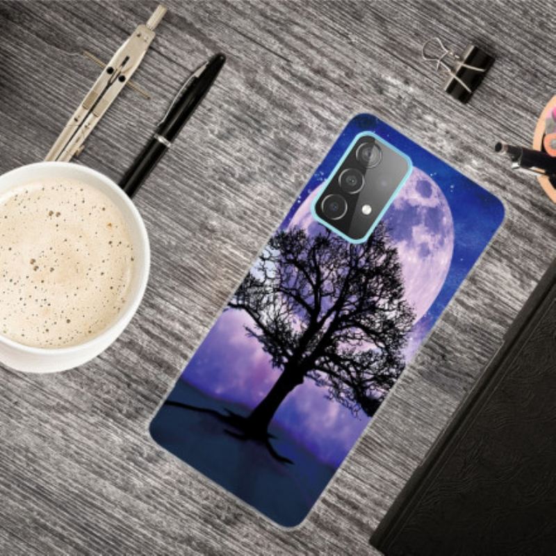 Cover Samsung Galaxy A32 Træ Og Måne