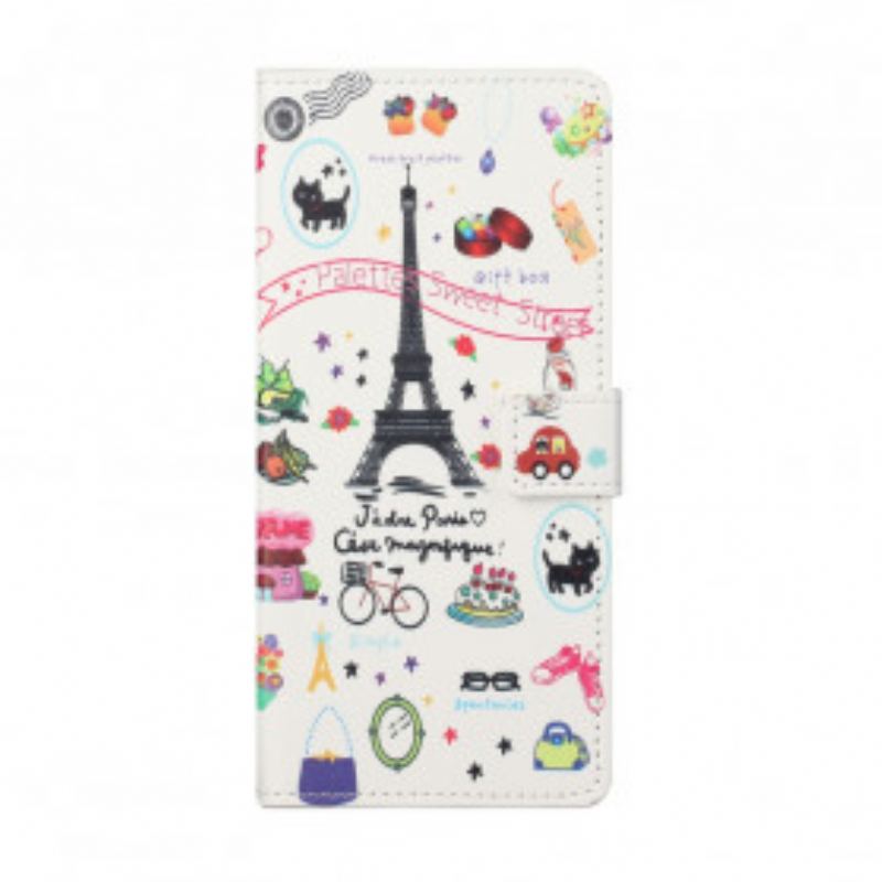 Læder Cover Samsung Galaxy A32 Jeg Elsker Paris