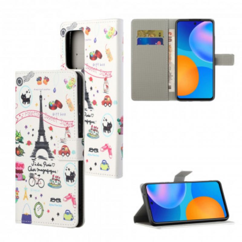 Læder Cover Samsung Galaxy A32 Jeg Elsker Paris