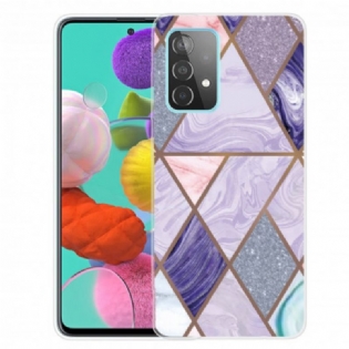 Mobilcover Samsung Galaxy A32 Variabel Geometrisk Marmor