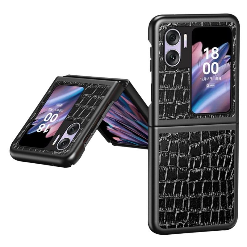 Mobilcover Oppo Find N2 Flip Flip Cover Krokodille Tekstur