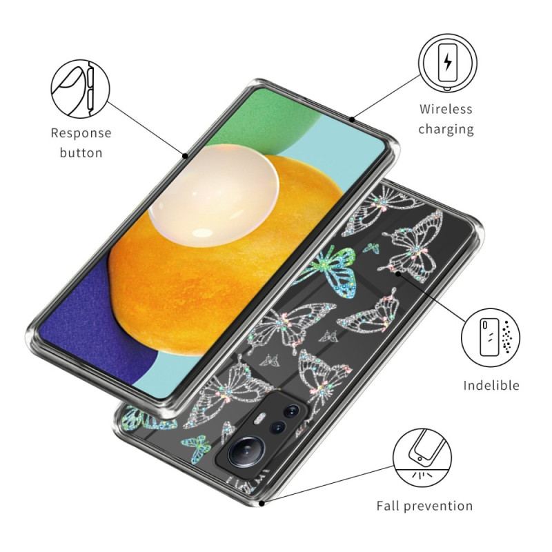 Cover Xiaomi 12 Lite Anti-gulende Sommerfugle