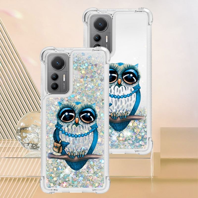 Cover Xiaomi 12 Lite Pailletter Miss Owl