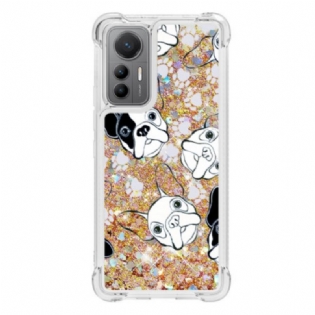 Cover Xiaomi 12 Lite Pailletter Mr Dog