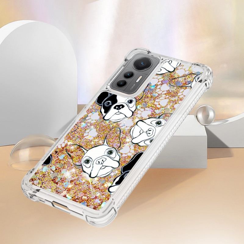 Cover Xiaomi 12 Lite Pailletter Mr Dog