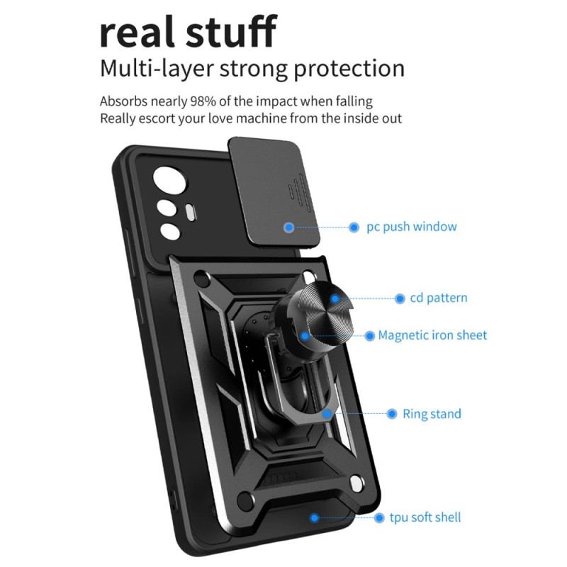 Cover Xiaomi 12 Lite Ring-support Design