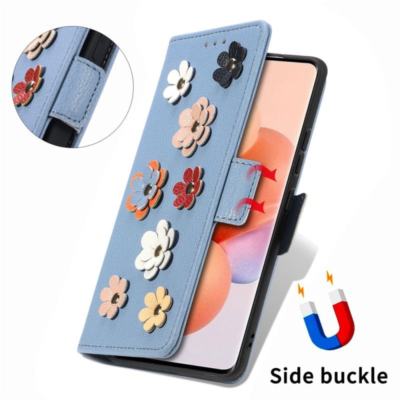 Flip Cover Xiaomi 12 Lite 3d Blomster