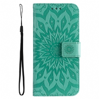 Flip Cover Xiaomi 12 Lite Mandala Sun Med Snor