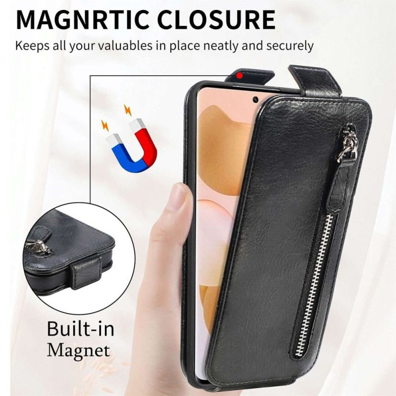 Flip Cover Xiaomi 12 Lite Punge Etui Læder Cover Lodret Flip Med Pung