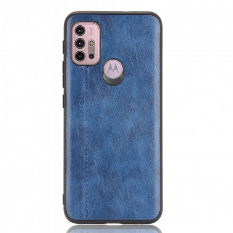 Cover Moto G30 / G10 Couture Lædereffekt