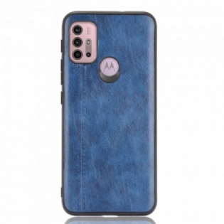 Cover Moto G30 / G10 Couture Lædereffekt