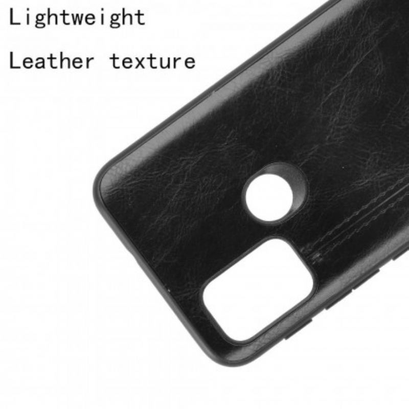 Cover Moto G30 / G10 Couture Lædereffekt