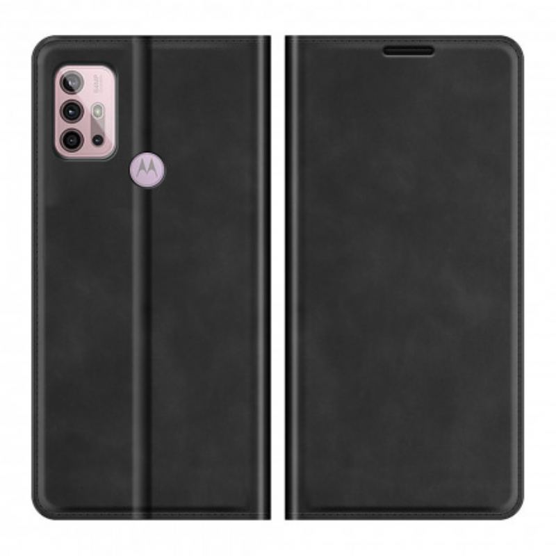 Cover Moto G30 / G10 Flip Cover Silkeblødt Lædereffekt