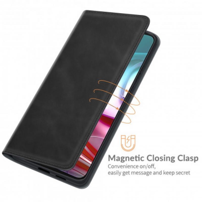 Cover Moto G30 / G10 Flip Cover Silkeblødt Lædereffekt