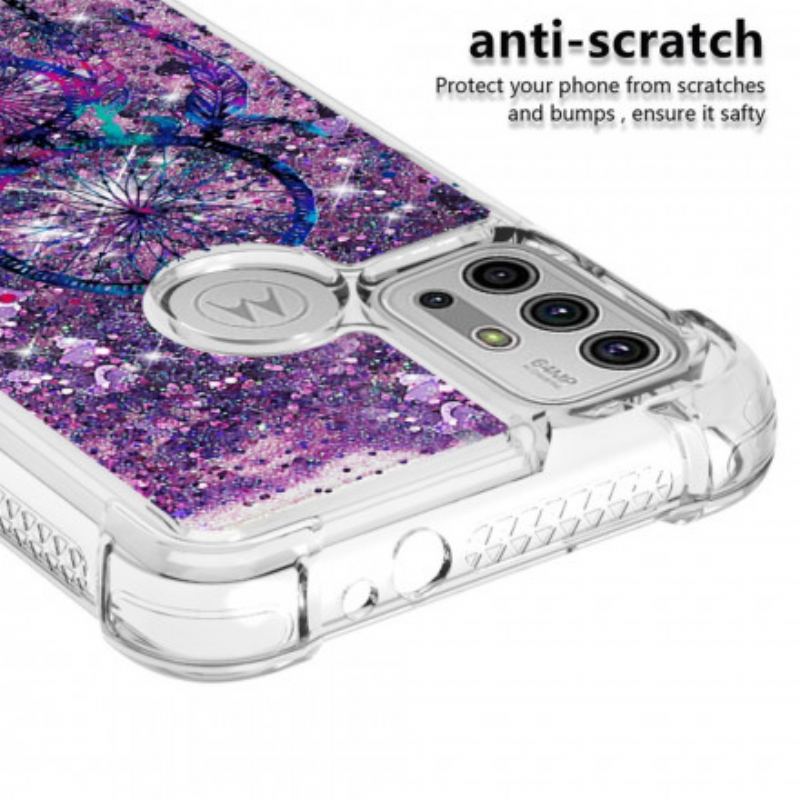 Cover Moto G30 / G10 Glitter Drømmefanger