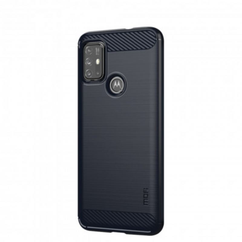 Cover Moto G30 / G10 Mofi Børstet Kulfiber