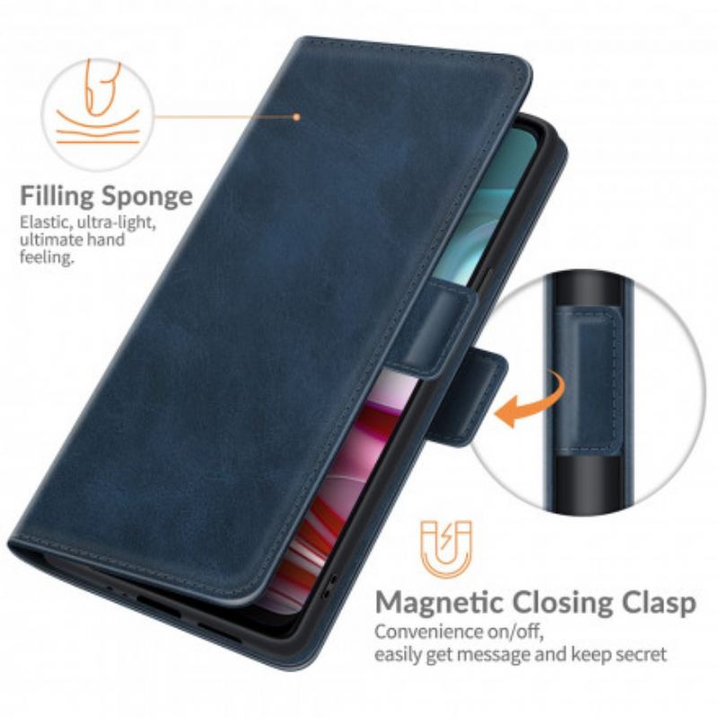 Flip Cover Moto G30 / G10 Læder Cover Dobbelt Klap