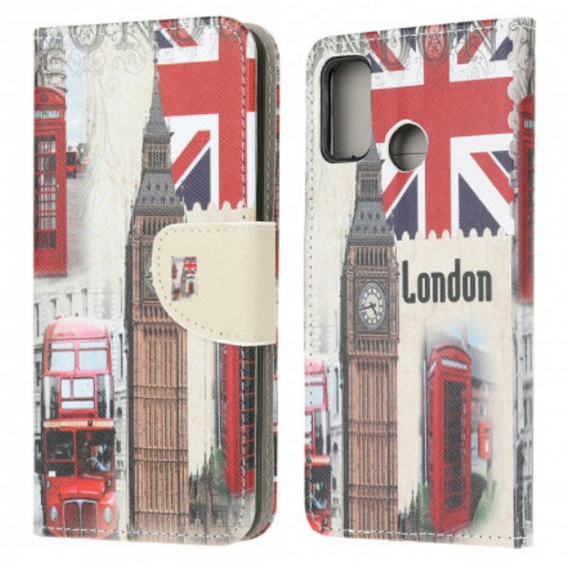 Flip Cover Moto G30 / G10 London Liv