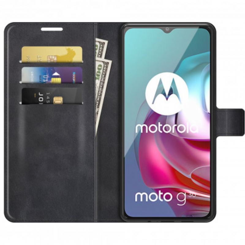 Flip Cover Moto G30 / G10 Magnetisk Lås