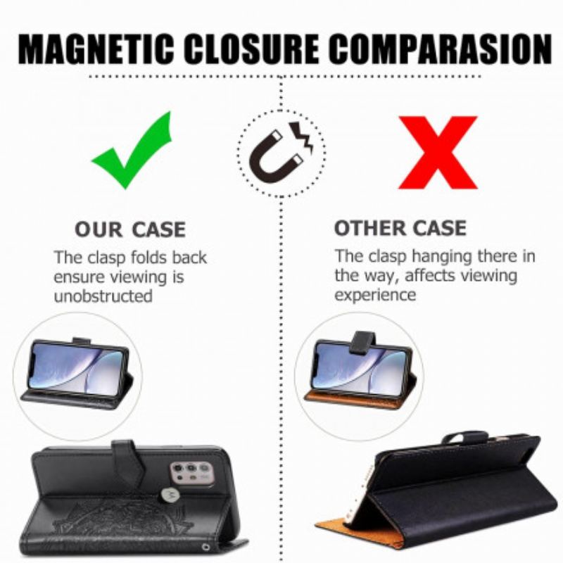 Flip Cover Moto G30 / G10 Mandala Middelalder