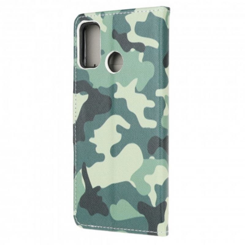 Flip Cover Moto G30 / G10 Militær Camouflage