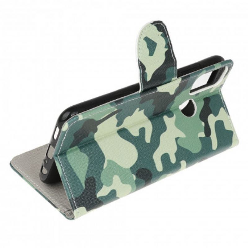 Flip Cover Moto G30 / G10 Militær Camouflage