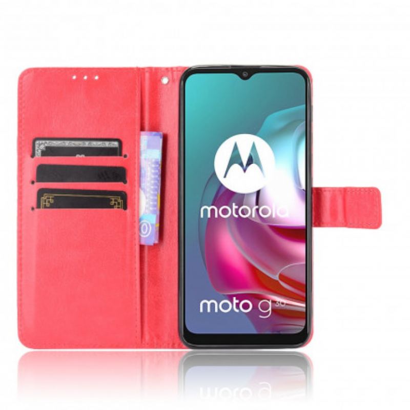 Flip Cover Moto G30 / G10 Prangende Kunstlæder