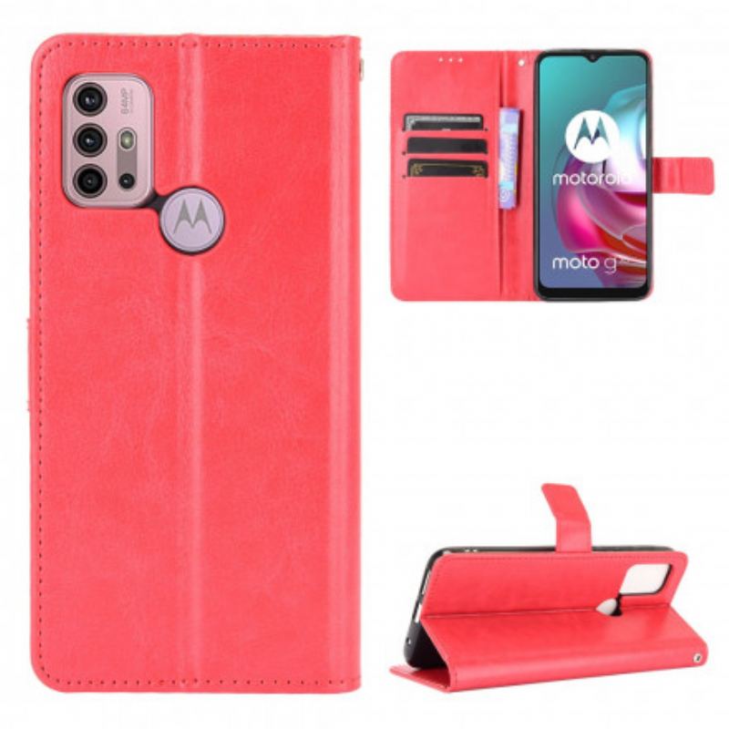 Flip Cover Moto G30 / G10 Prangende Kunstlæder