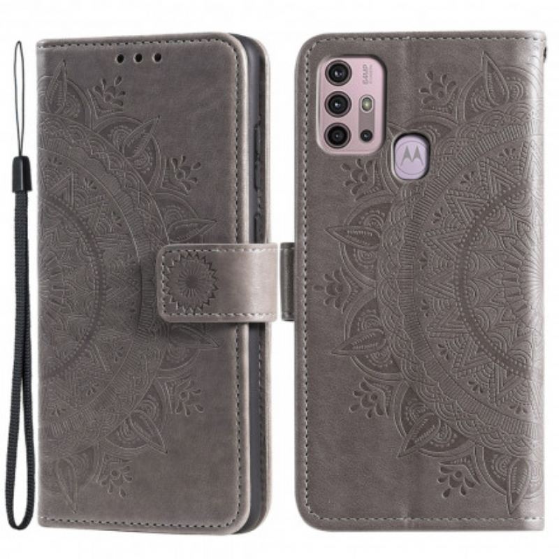 Flip Cover Moto G30 / G10 Sol Mandala