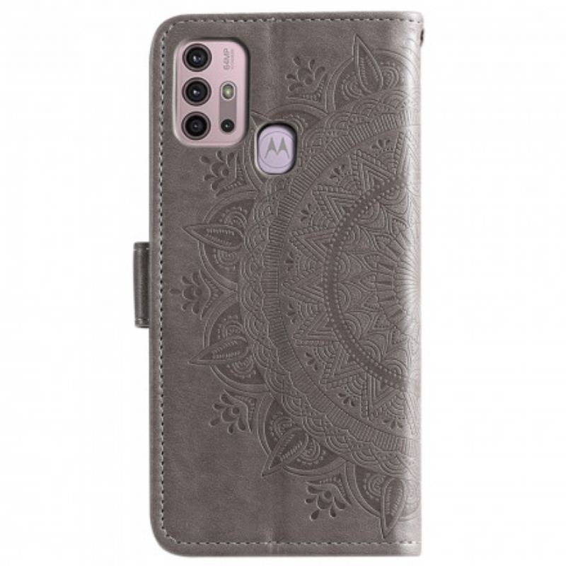 Flip Cover Moto G30 / G10 Sol Mandala