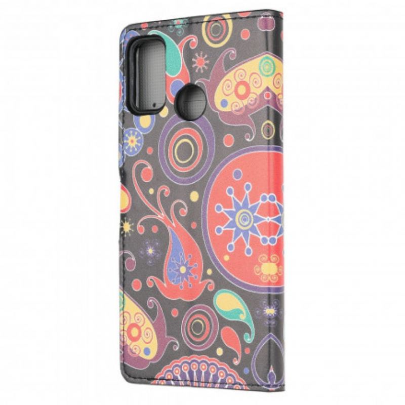 Læder Cover Moto G30 / G10 Galaxy Design