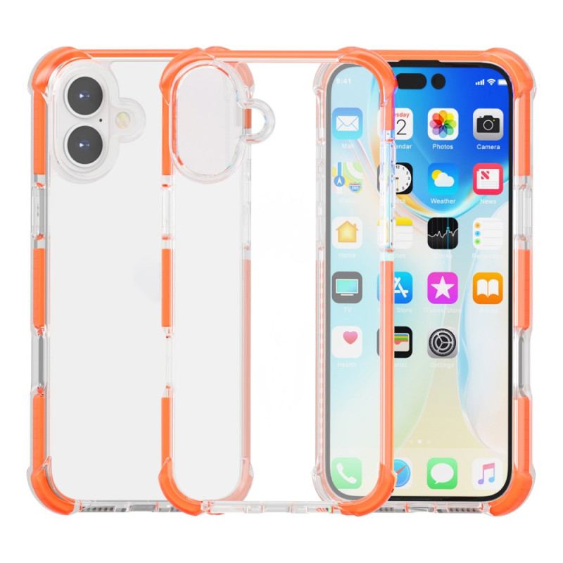 Cover iPhone 16 Telefon Etui Farvede Kanter