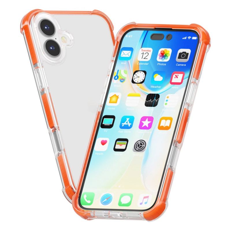 Cover iPhone 16 Telefon Etui Farvede Kanter