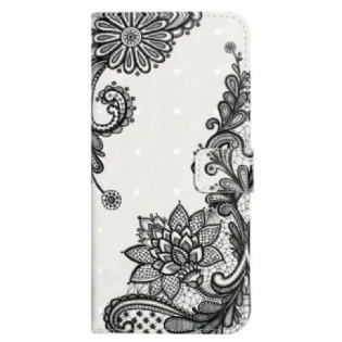 Flip Cover iPhone 16 Blondeblomst