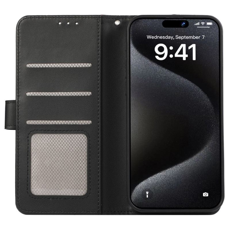 Flip Cover Til iPhone 16 Rfid-kortholder Og Pung