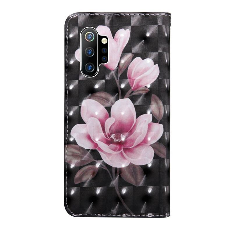 Flip Cover Samsung Galaxy Note 10 Plus Blomstre Blomster