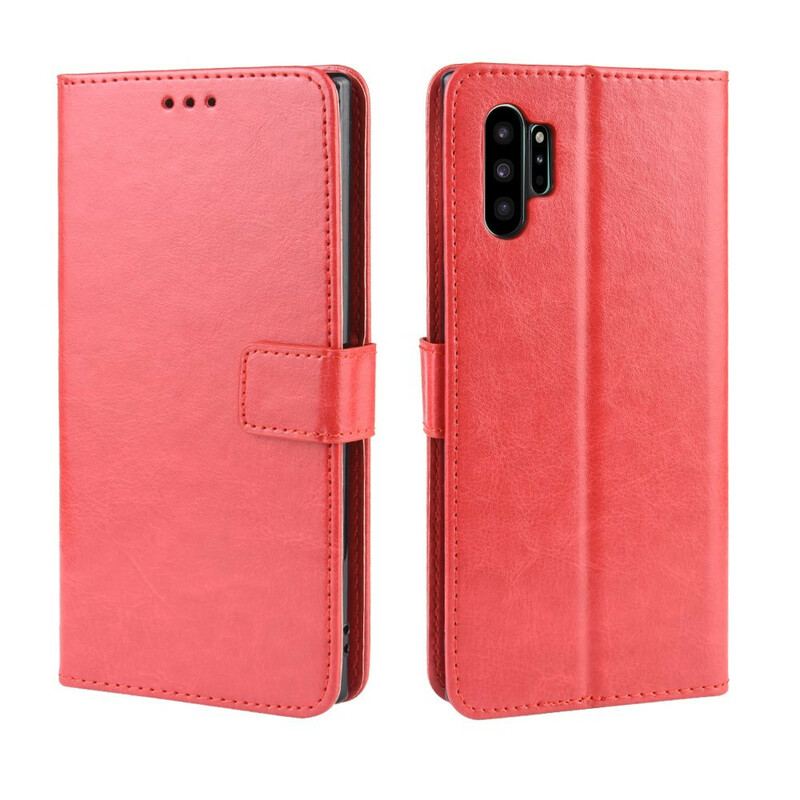 Flip Cover Samsung Galaxy Note 10 Plus Prangende Kunstlæder