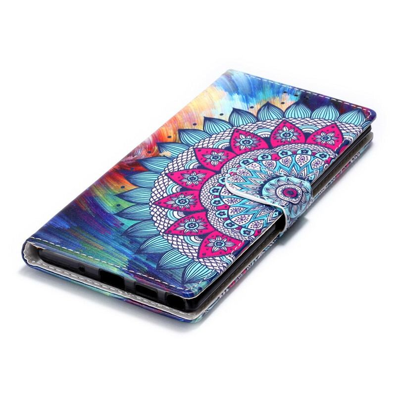 Læder Cover Samsung Galaxy Note 10 Plus Kong Mandala