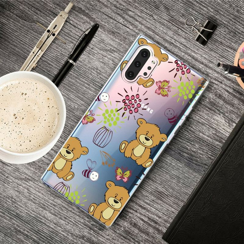 Mobilcover Samsung Galaxy Note 10 Plus Teddy Bears Top