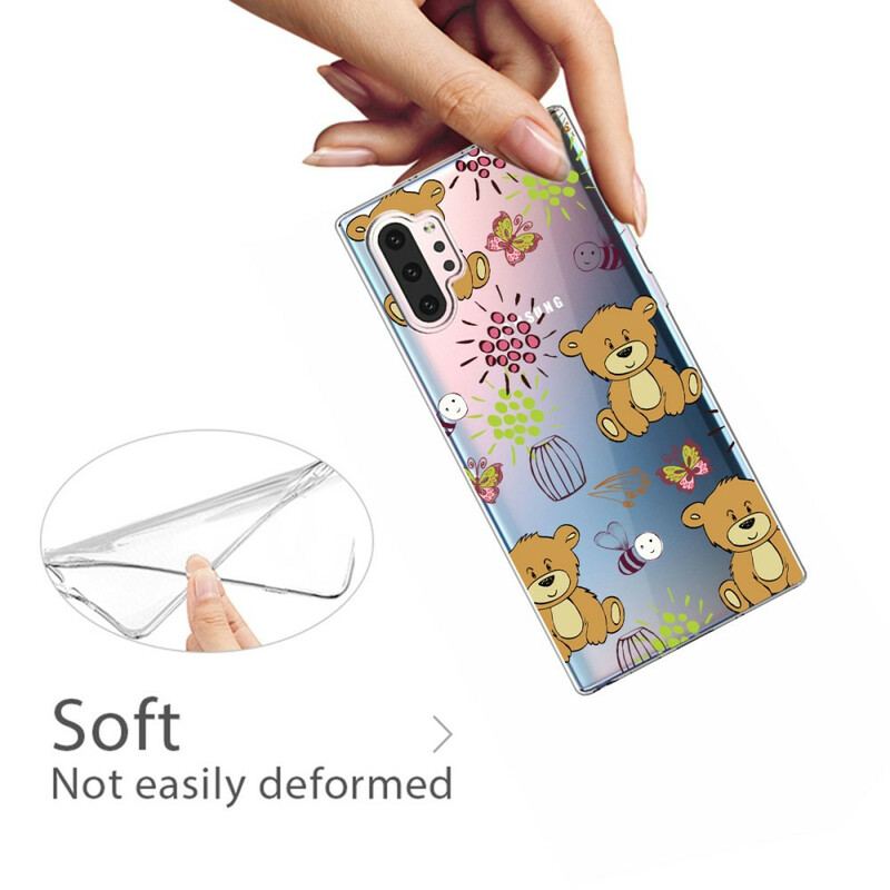 Mobilcover Samsung Galaxy Note 10 Plus Teddy Bears Top