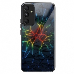 Cover Samsung Galaxy A55 5g Geometrisk Mønster Af Hærdet Glas