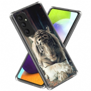 Cover Samsung Galaxy A55 5g Hvid Tiger